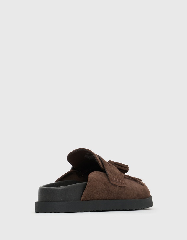Betts - Leon Suede Leather Flat Mules