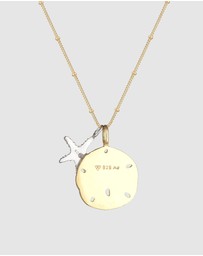 Elli Jewelry - Necklace Flower 925 Sterling Silver Gold-Plated