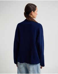 Oxford - Pia Cotton V-Neck Knit