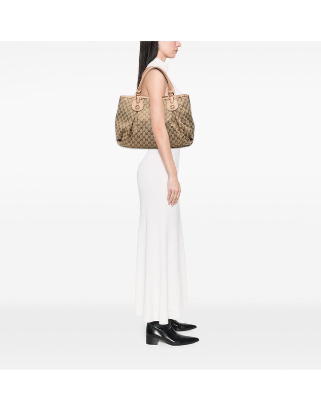 Pre-Loved by Azura Reborn - Pre-Loved Large GG Canvas Scarlett Tote