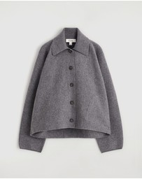 COS - Sculpted Merino Wool Short Jacket