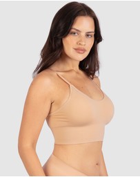 B Free Intimate Apparel - Long Line Spaghetti Strap Bralette (A-B-C-D-DD-E-F) Cup