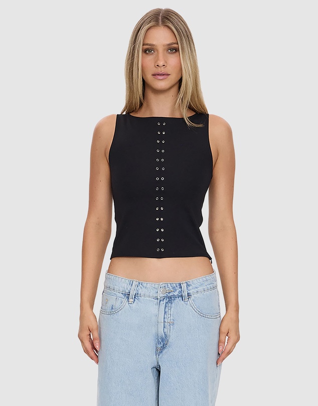 Thrills - Rhyde Eyelet Tank