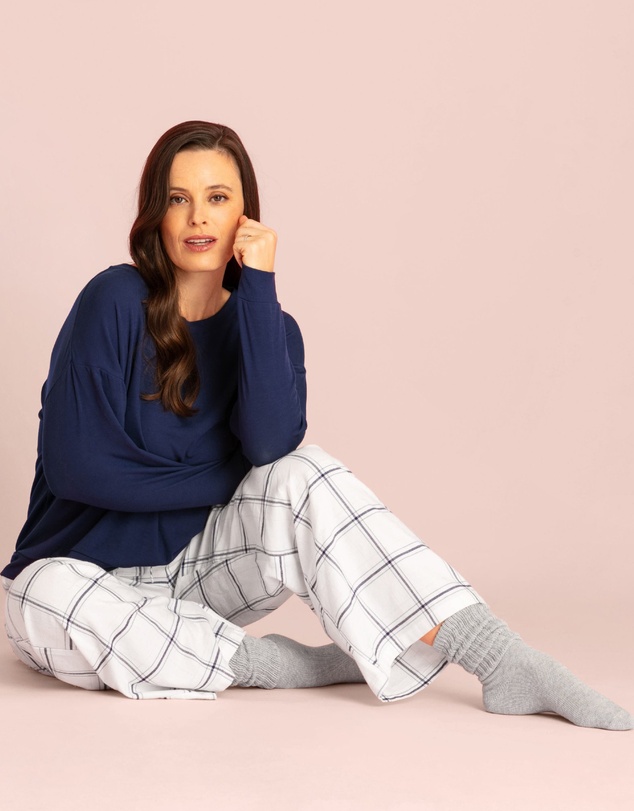Ava & Audrey  - Ava & Audrey Amelia Brushed Cotton Pant