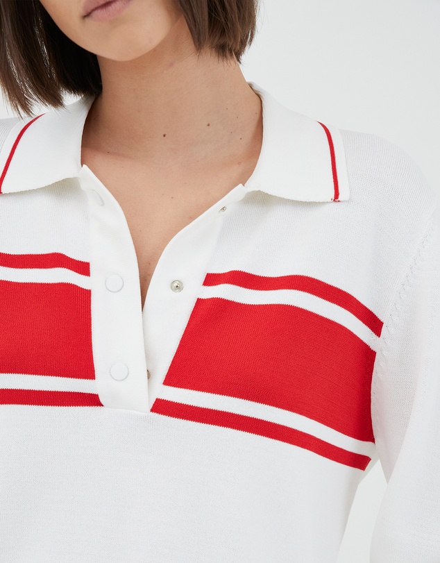 Third Form - Rewind Knit Long Sleeve Polo