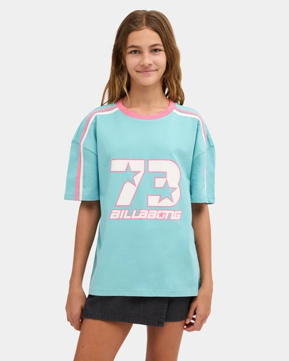 Billabong - Girls 8 to 16 Billa Star Oversized T-Shirt