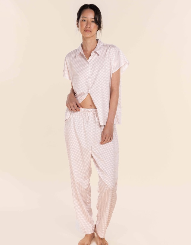 Gingerlilly - Marlie Diamond Print Cotton PJ