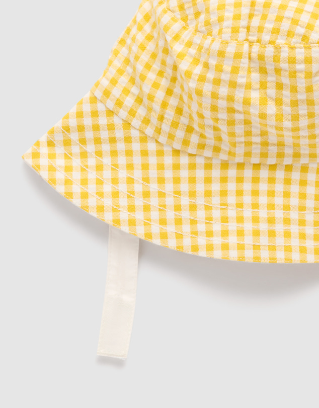 Purebaby - Floral Reversible Bucket Hat-Kids-Babies