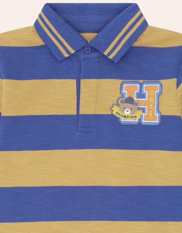 Huxbaby - Collegiate Hux Stripe Rugby Shirt - Babies-Kids