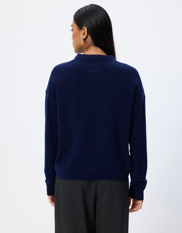 Lindsay Nicholas New York - Varsity Sweater (W Snood)