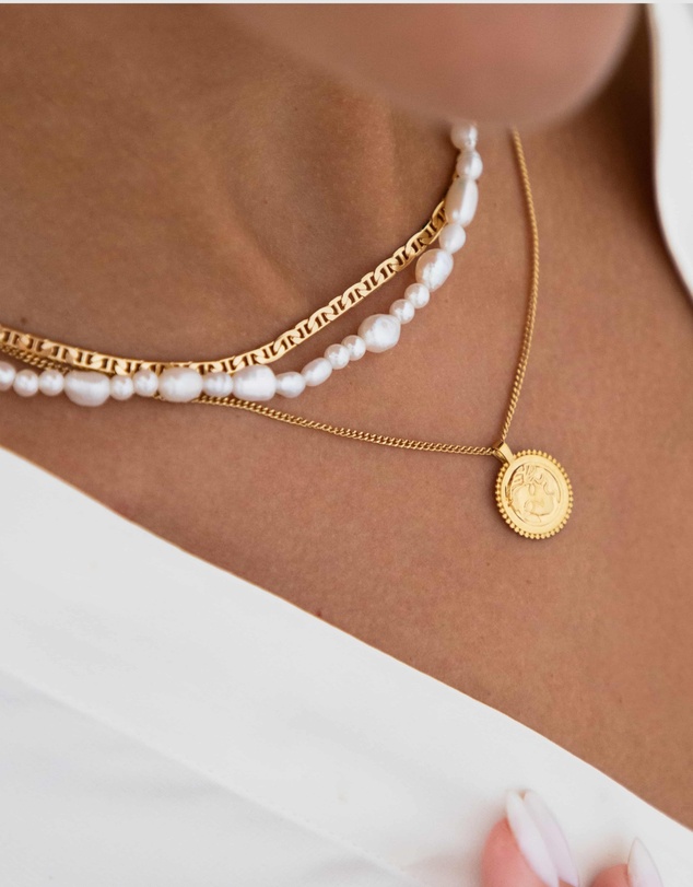 HOUSE OF SLANI - Slim Mar Chain Necklace