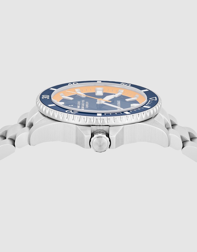 Emporio Armani - Silver Tone Analogue Watch