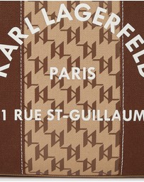 Karl Lagerfeld - K/Rue St-Guillaume Square Monogram Medium Tote Bag