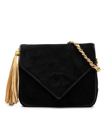 Pre-Loved by Azura Reborn - Pre-Loved CC Suede Tassel Crossbody