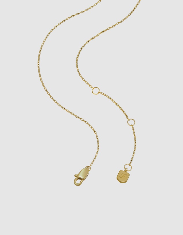 Fossil - JEWELRY Classic Mother-of-Pearl Gold-Tone Pendant Necklace