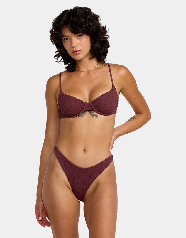 RVCA - Womens Chevy Gro Bikini Bottom