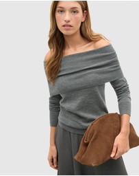 Seed Heritage - Off Shoulder Ruched Knit