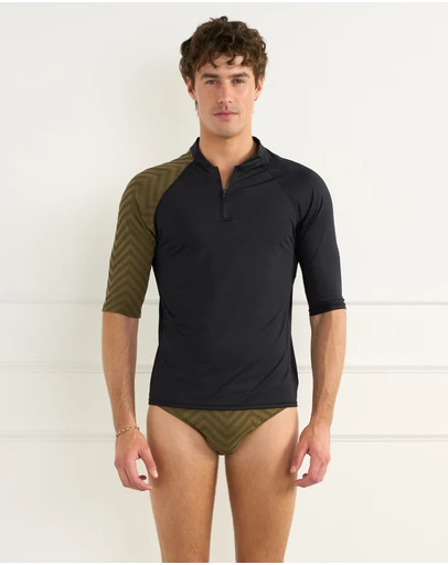 Aqua Blu Australia - Building Blocks Rash Guard