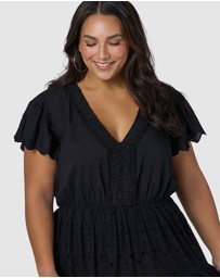 Indigo Tonic - Allegra Broderie Maxi Dress