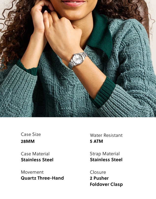 Fossil - Gilmore Silver Tone Analogue Watch