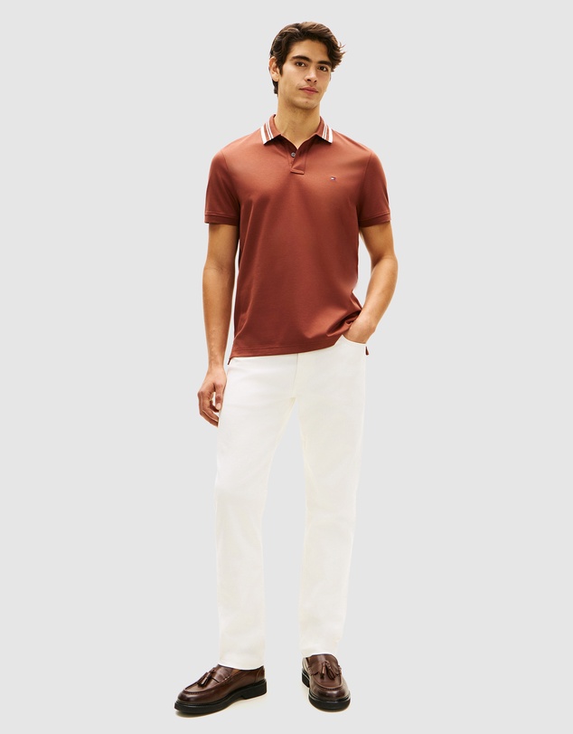 Tommy Hilfiger - Cotton Jacquard Detail Polo