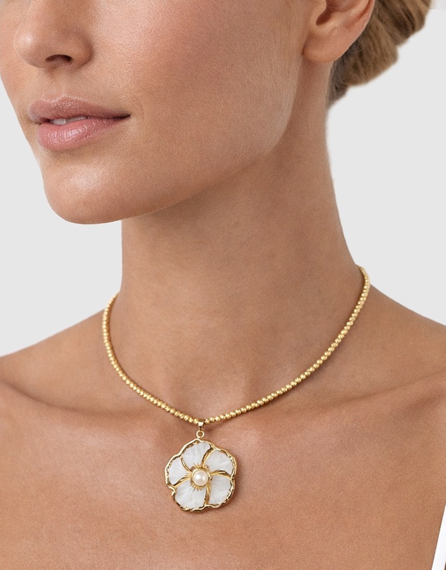 Miz Casa and Co - Flora Pearl Necklace