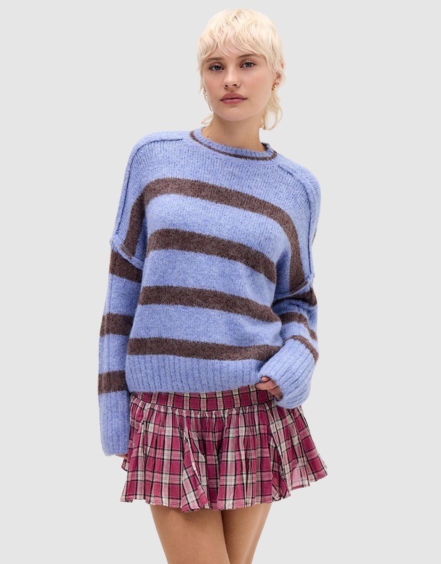 BDG By Urban Outfitters - Oslo Stripe Crewneck Jumper