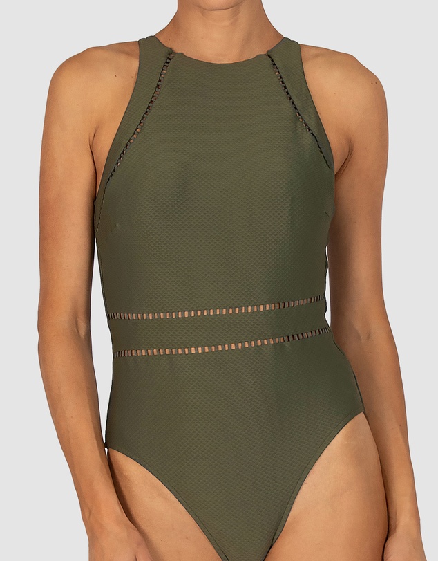 Baku Swimwear - Rococco High Neck One Piece Swimsuit