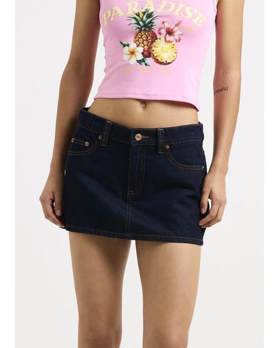 Subtitled - Tide Low Rise Mini Skirt