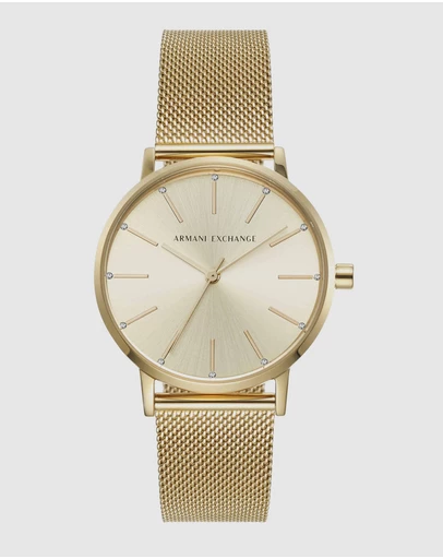 Armani Exchange - Gold-Tone Women's Analogue Watch