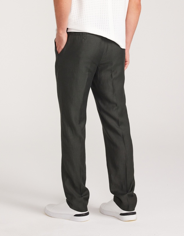 Calibre - Linen Blend Drawstring Pants