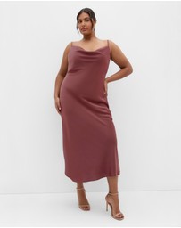 City Chic - Satin Slip Dress