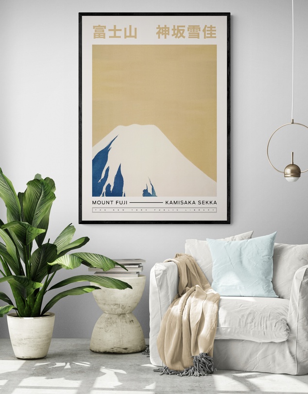 Inka Arthouse - Mount Fuji by Hokusai Art Print