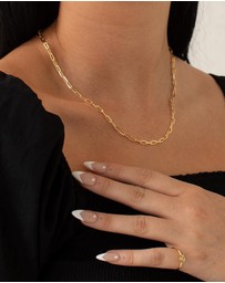 HOUSE OF SLANI - Gold Filled Link Chain Necklace