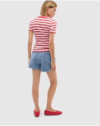 Seed Heritage - Stripe Rib Tee