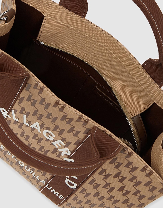 Karl Lagerfeld - K/Rue St-Guillaume Square Monogram Medium Tote Bag