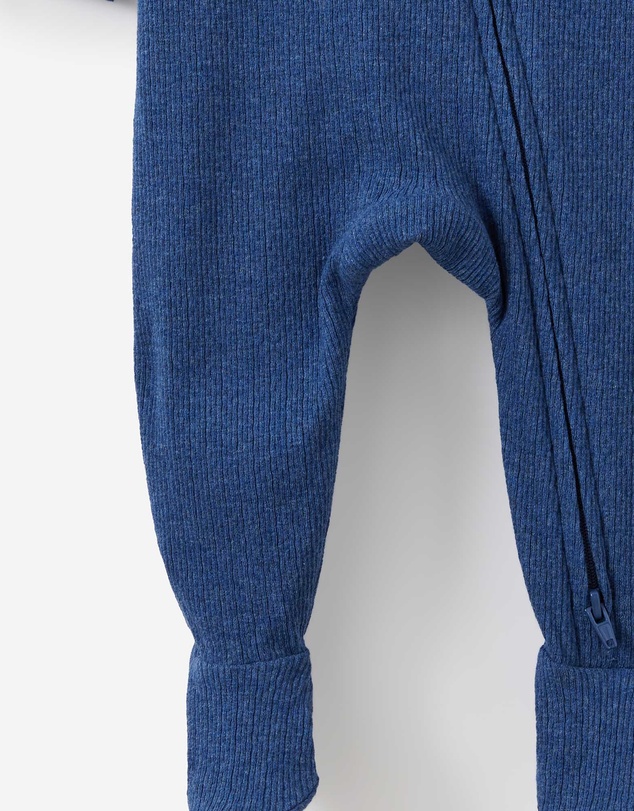 Cotton On Kids - Littlie Organic Long Sleeve Zip Romper