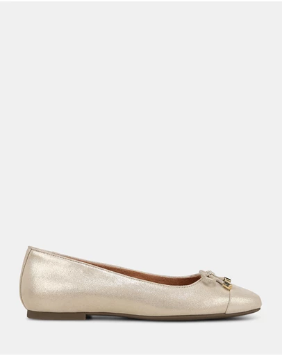 Vionic - Klara Ballet Flat - Gold Leather