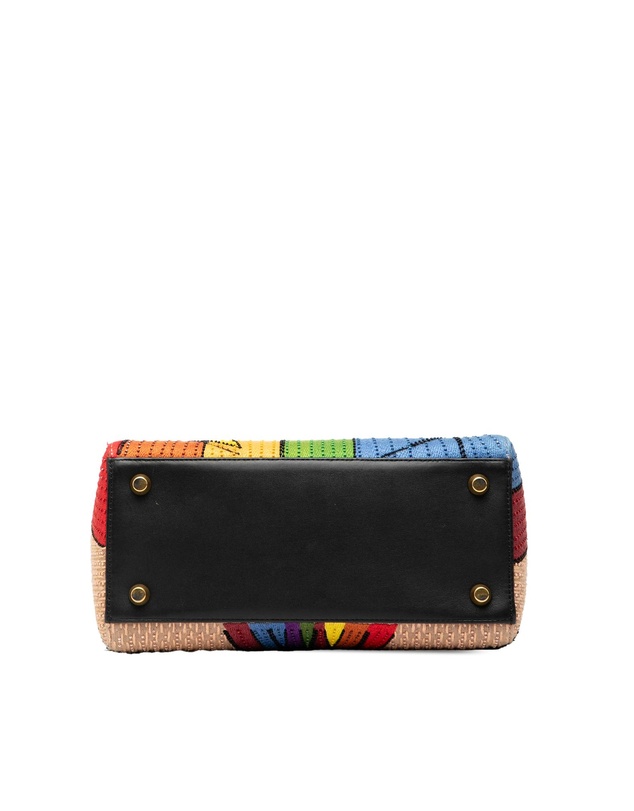 Pre-Loved by Azura Reborn - Pre-Loved Medium Canvas Beaded and Embroidered Tarot Judgment Lady Dior
