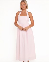 Petal & Pup - Margerie Halter Dress - Pink Gingham