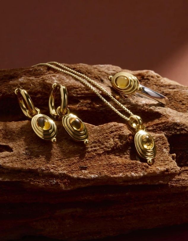 Najo - Horizon Citrine Earring