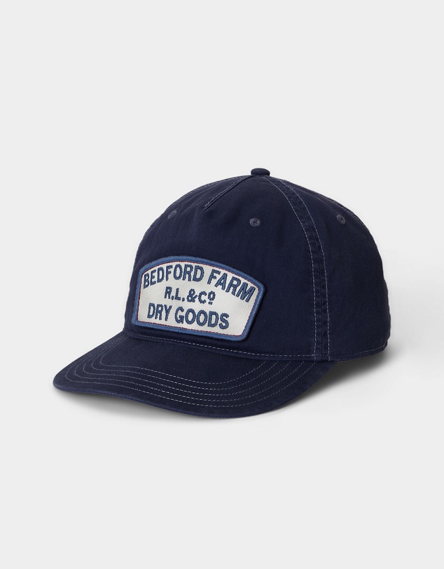 Polo Ralph Lauren - Embroidered-Patch Herringbone Cap