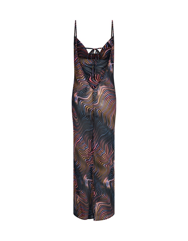ONE TEASPOON - Jagger Long Slip Maxi Dress - Acid Trip