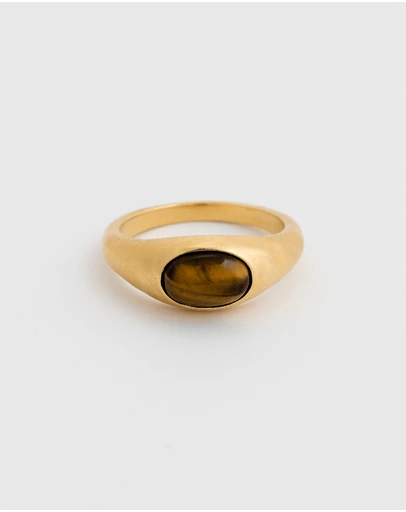 Kirstin Ash - Tigers Eye Ring