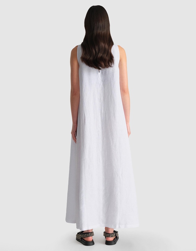 Decjuba - D-Luxe Linen Maxi Dress