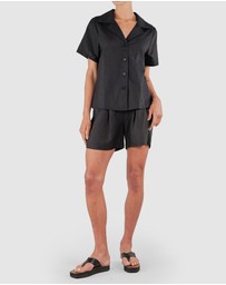 Amelius - Cancun Linen Bowling Shirt