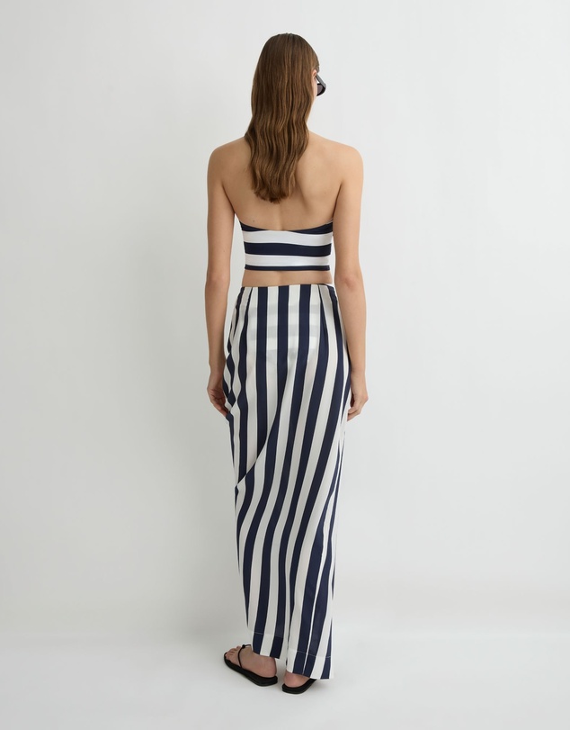 BONDI BORN - Orta Silk Draped Skirt