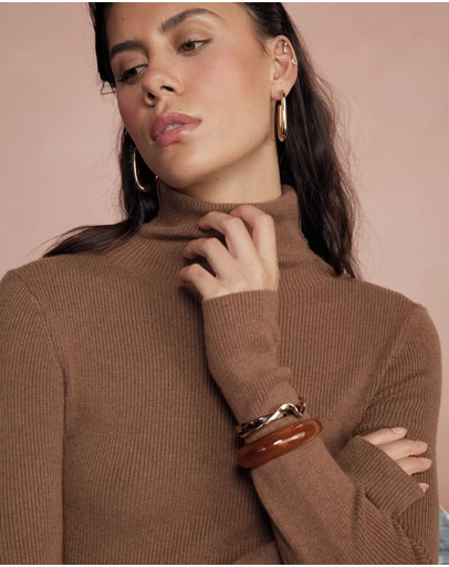 Forcast - Amber Gold Cuff