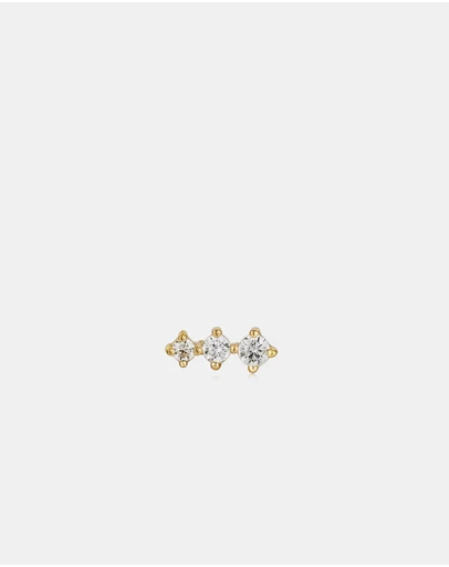 Ania Haie - Gold Sparkle Crawler Barbell Single Earring