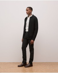 Trenery - Fine Check Oxford Shirt in Marshmallow